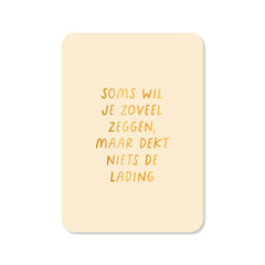 Kaart – Soms wil je zoveel zeggen...