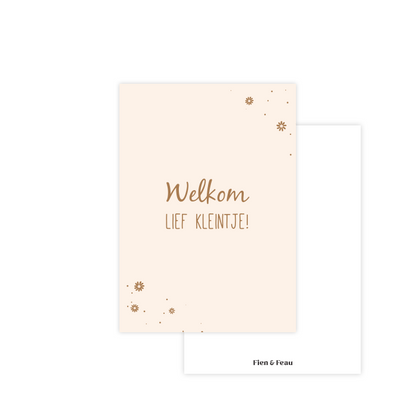 Kaartje- Welkom lief kleintje!
