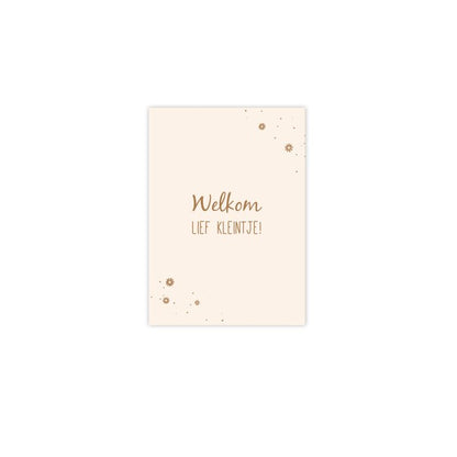 Kaartje- Welkom lief kleintje!