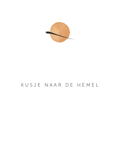 Kaartje: Kusje naar de hemel