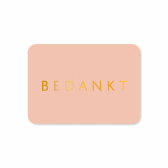 Minikaart Bedankt