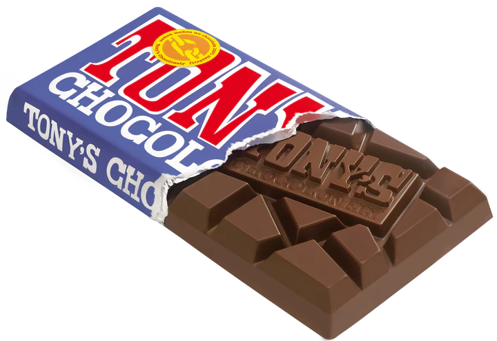 Donkere melk pretzel toffee repen, 180gr