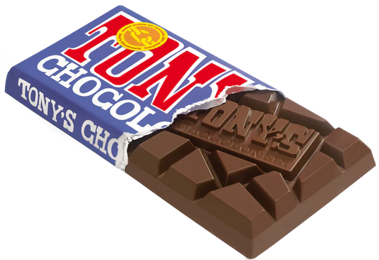 Donkere melk pretzel toffee repen, 180gr