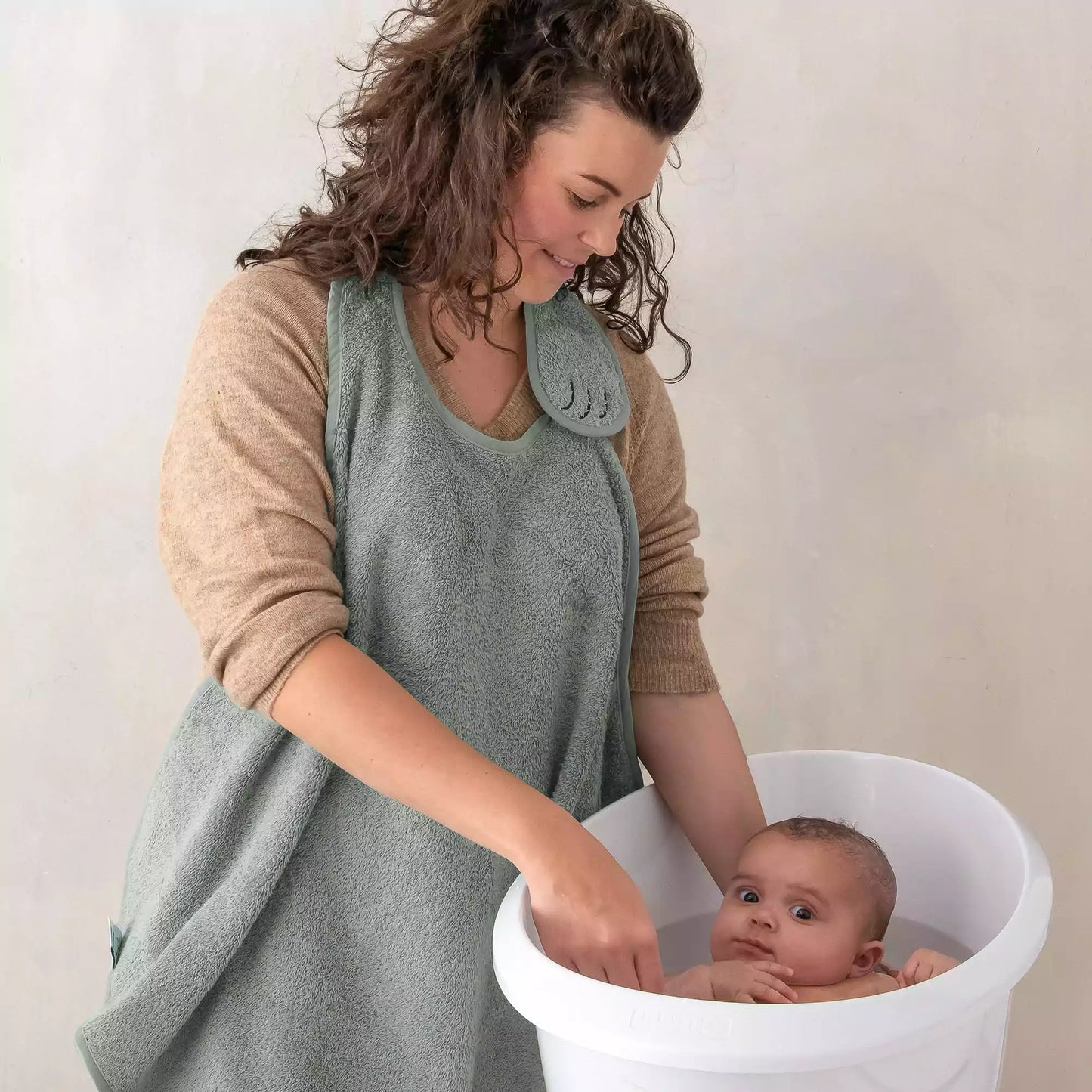 Handsfree Badcape Olive