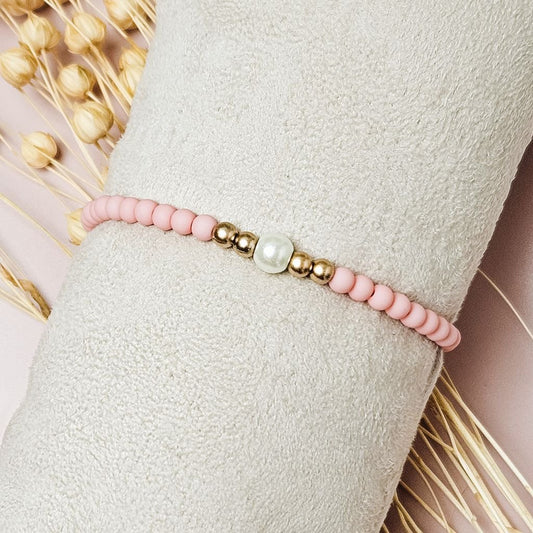 Kralenarmband Noa Licht Roze
