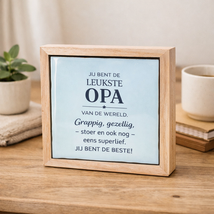 Liefs lijstje: Jij bent de leukste opa.