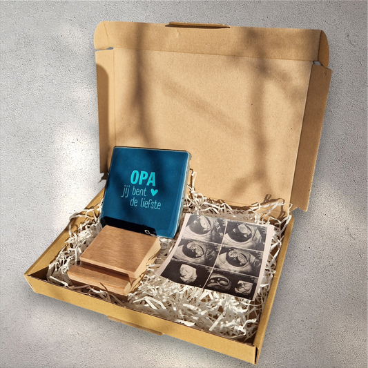 Lieve Opa Aankondiging cadeau Box