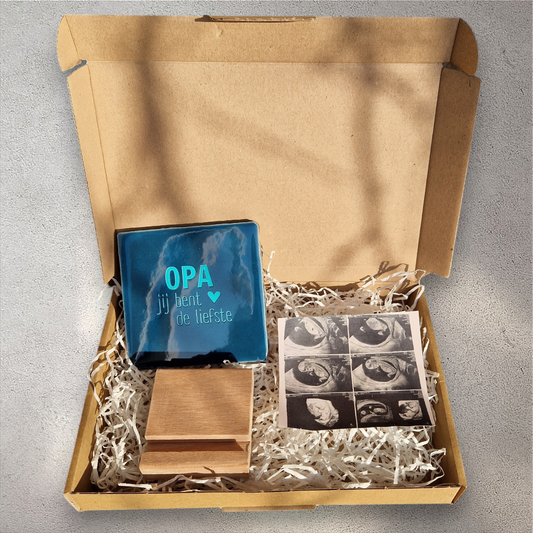 Lieve Opa Aankondiging cadeau Box