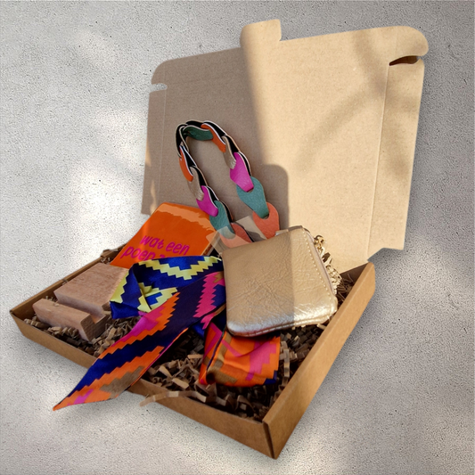 Cadeaubox kleurrijke poepzooi - cadeau voor haar
