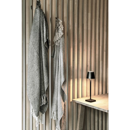 Plaid Donkergrijs recycled