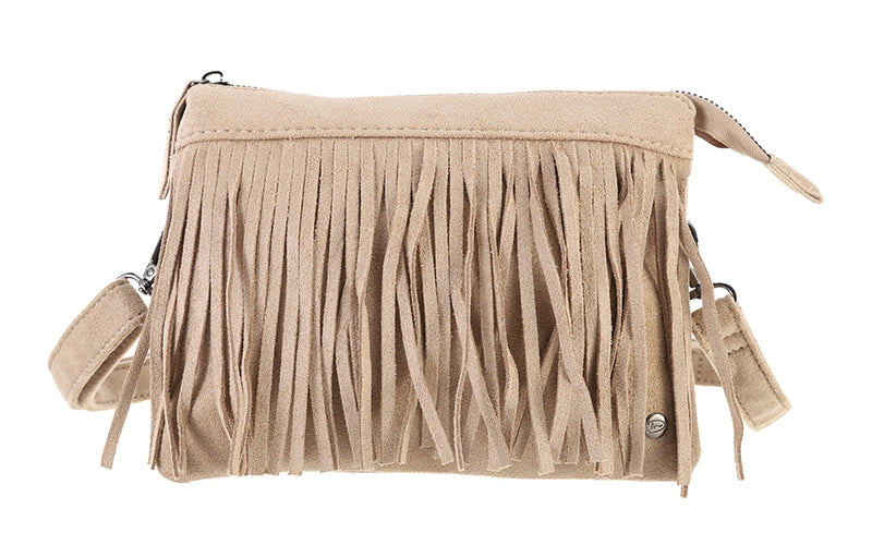Salla Crossbody Tas met Franjes | Bohemian Schoudertas