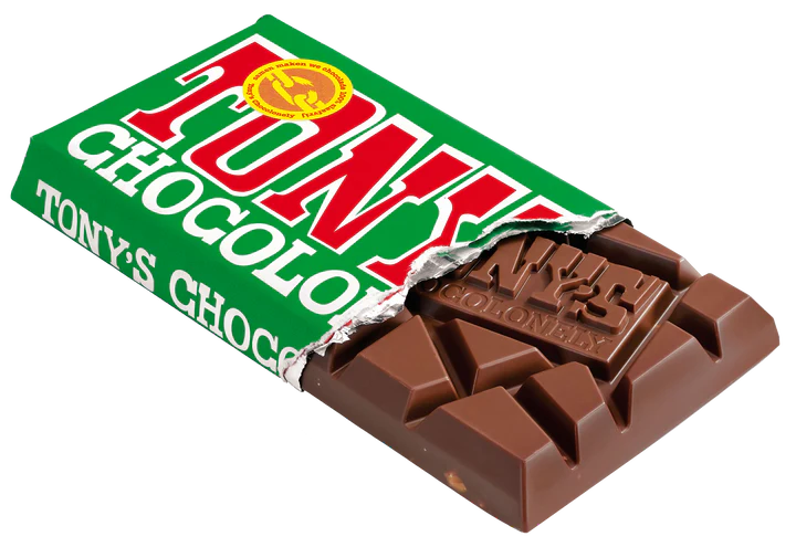 Melkchocolade hazelnootrepen 32%, 180gr