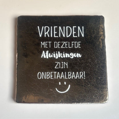 Tegel: Vrienden met dezelfde afwijking
