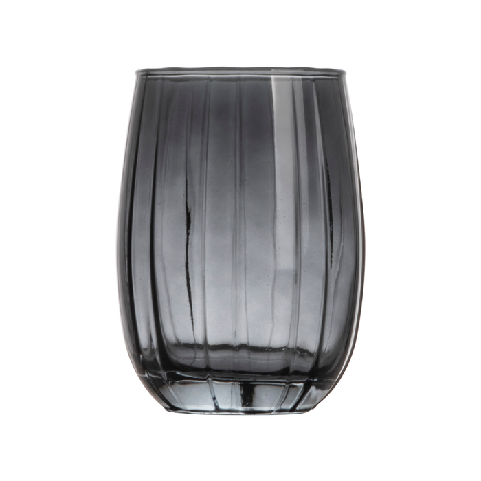 Waterglazen Grijs Gusta set van 2 glazen.