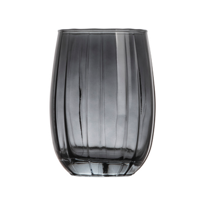 Waterglazen Grijs Gusta set van 2 glazen.