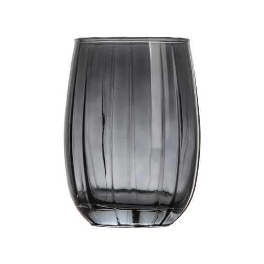 Waterglazen Grijs Gusta set van 2 glazen.