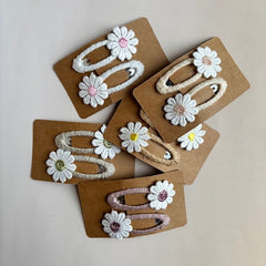 Haarclipjes Bloem