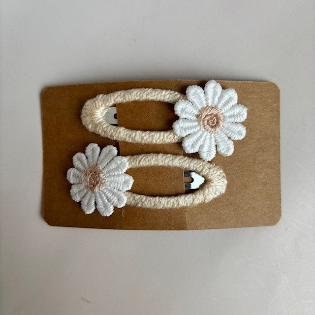 Haarclipjes Bloem