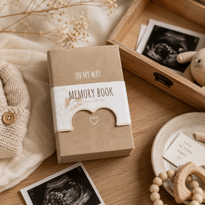 Memory Box 'On My Way' – Bewaarbox voor Babyherinneringen