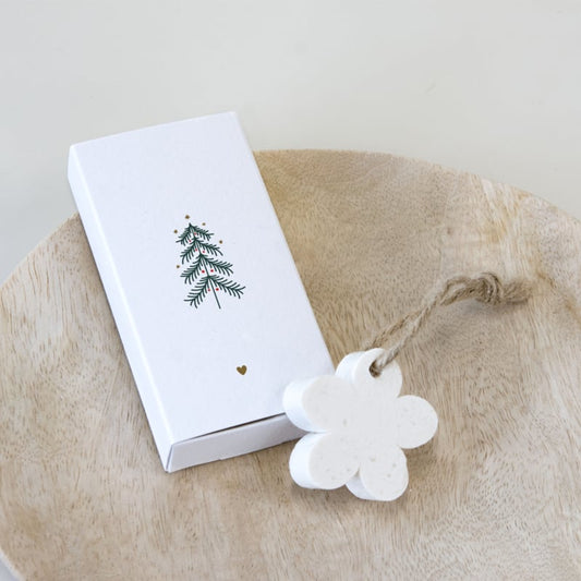 Little Giftbox Kerstboom – met geurend zeepbloemetje