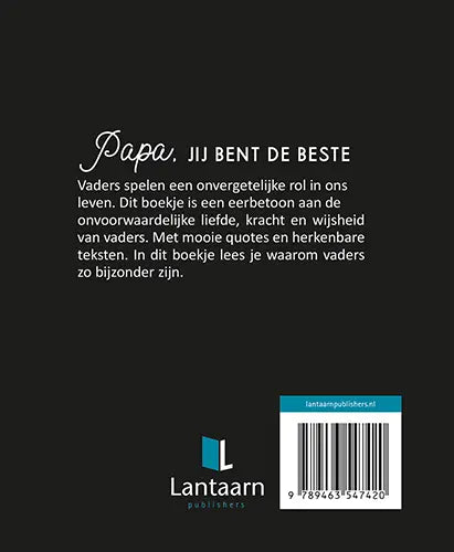💙 Boek: Papa jij bent de beste