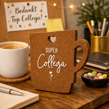 Vilten onderzetter: Super collega
