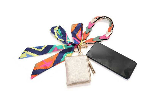 Colorful tassenhanger / telefoonkoord Corfu