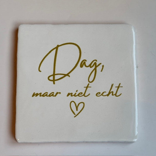 Tegel: Dag, maar niet echt