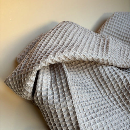 Honeycomb hydrofiele doek 70x70cm sea shell