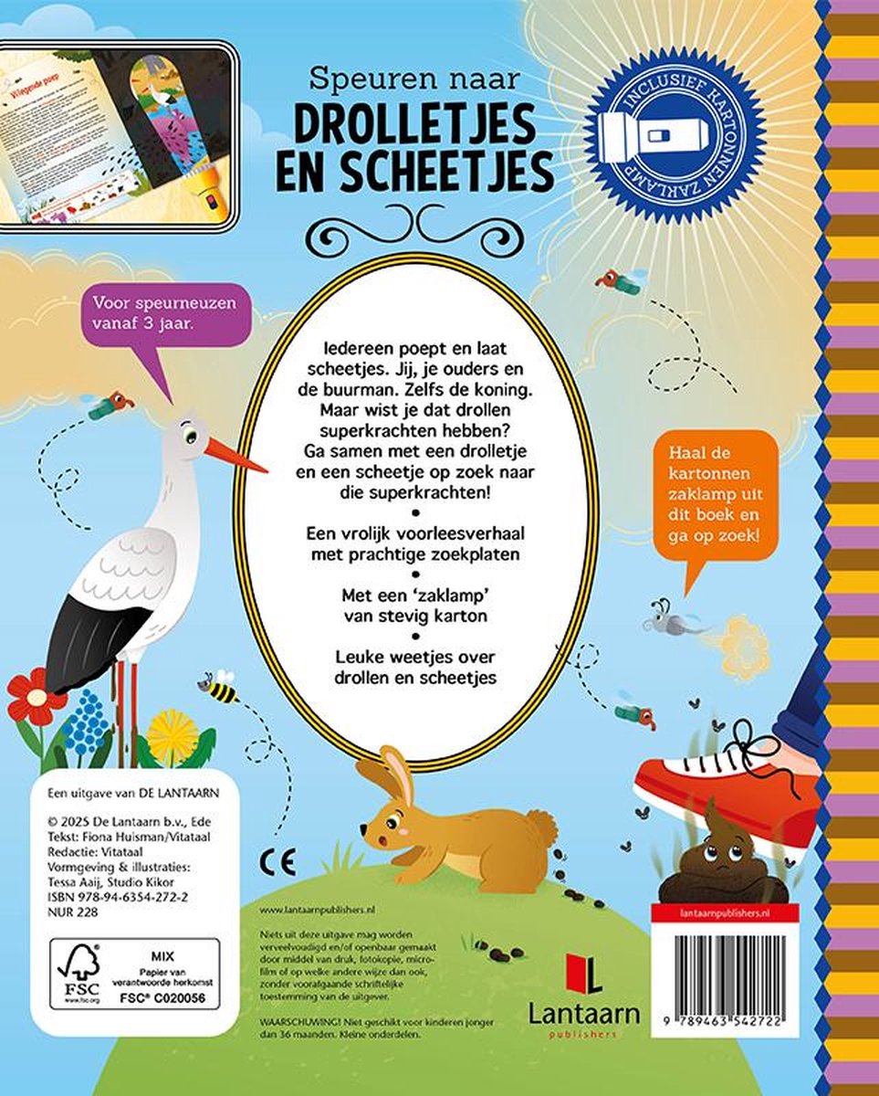 Kinderboek: Speuren naar drolletjes en scheetjes