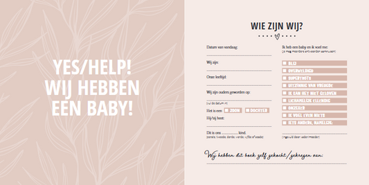 Boek: Mijn eerste jaar babyboek