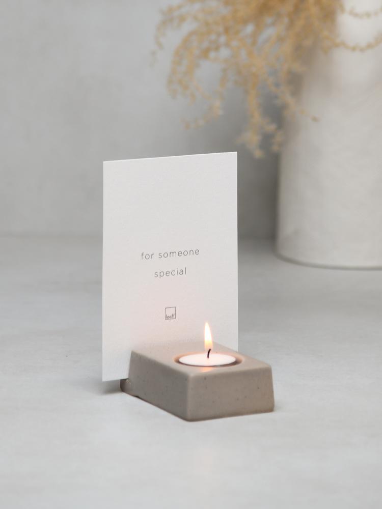 Kaarthouderset met tekst kaart For someone Special.