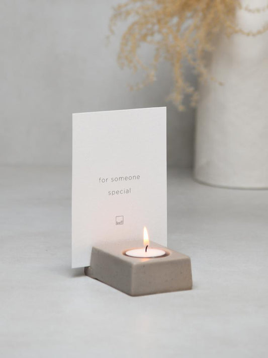 Kaarthouderset met tekst kaart For someone Special.