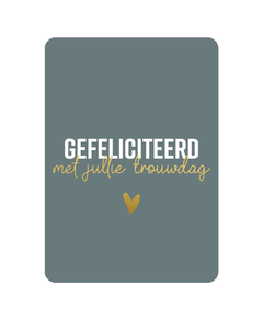 Kaart – Gefeliciteerd met jullie trouwdag
