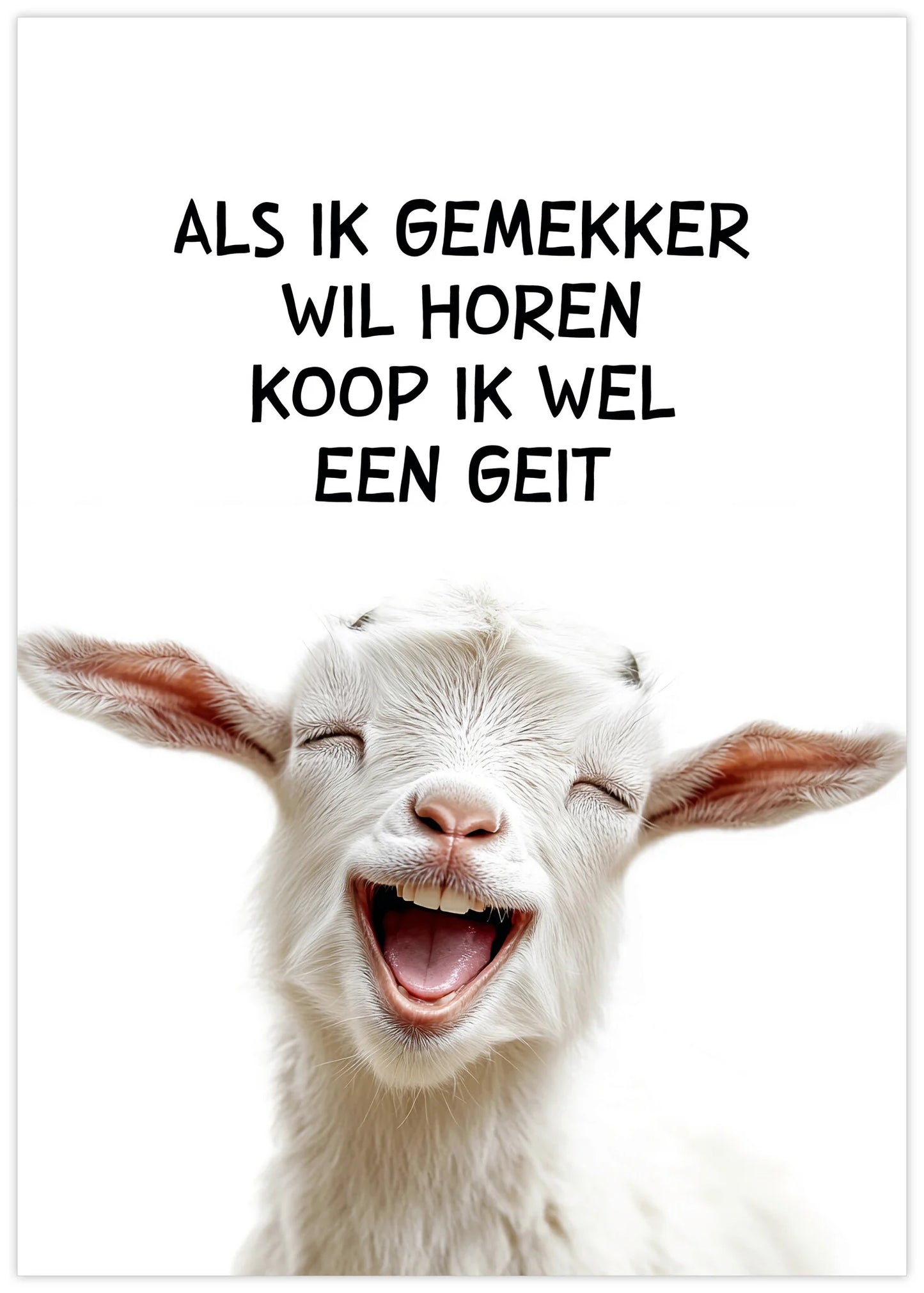 Poster A4: Gemekker