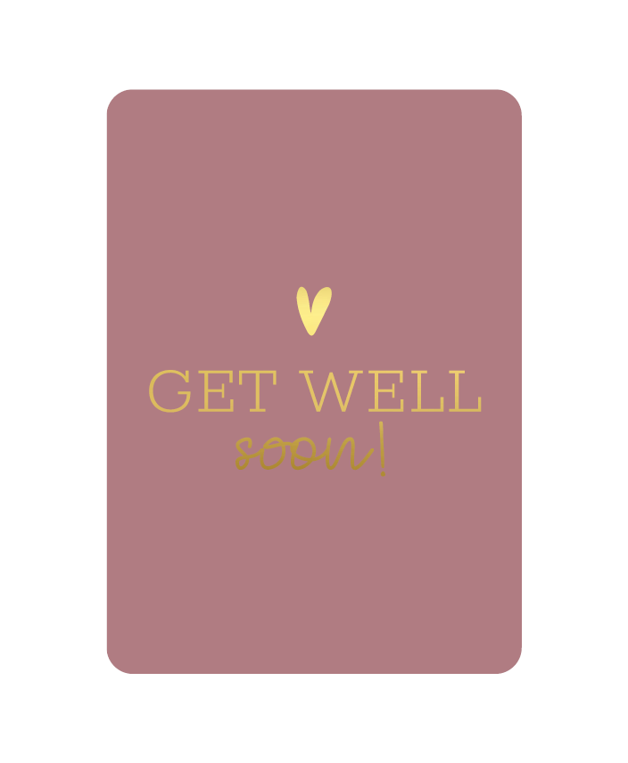 Kaart – Get well soon