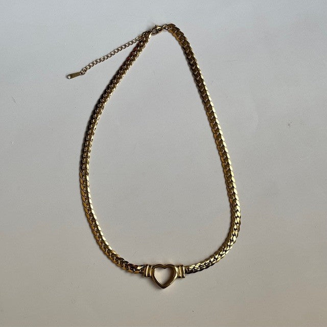 Ketting open hart