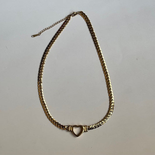 Ketting open hart