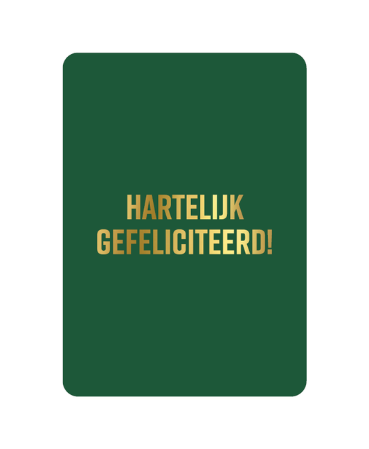 Kaart – Hartelijk gefeliciteerd