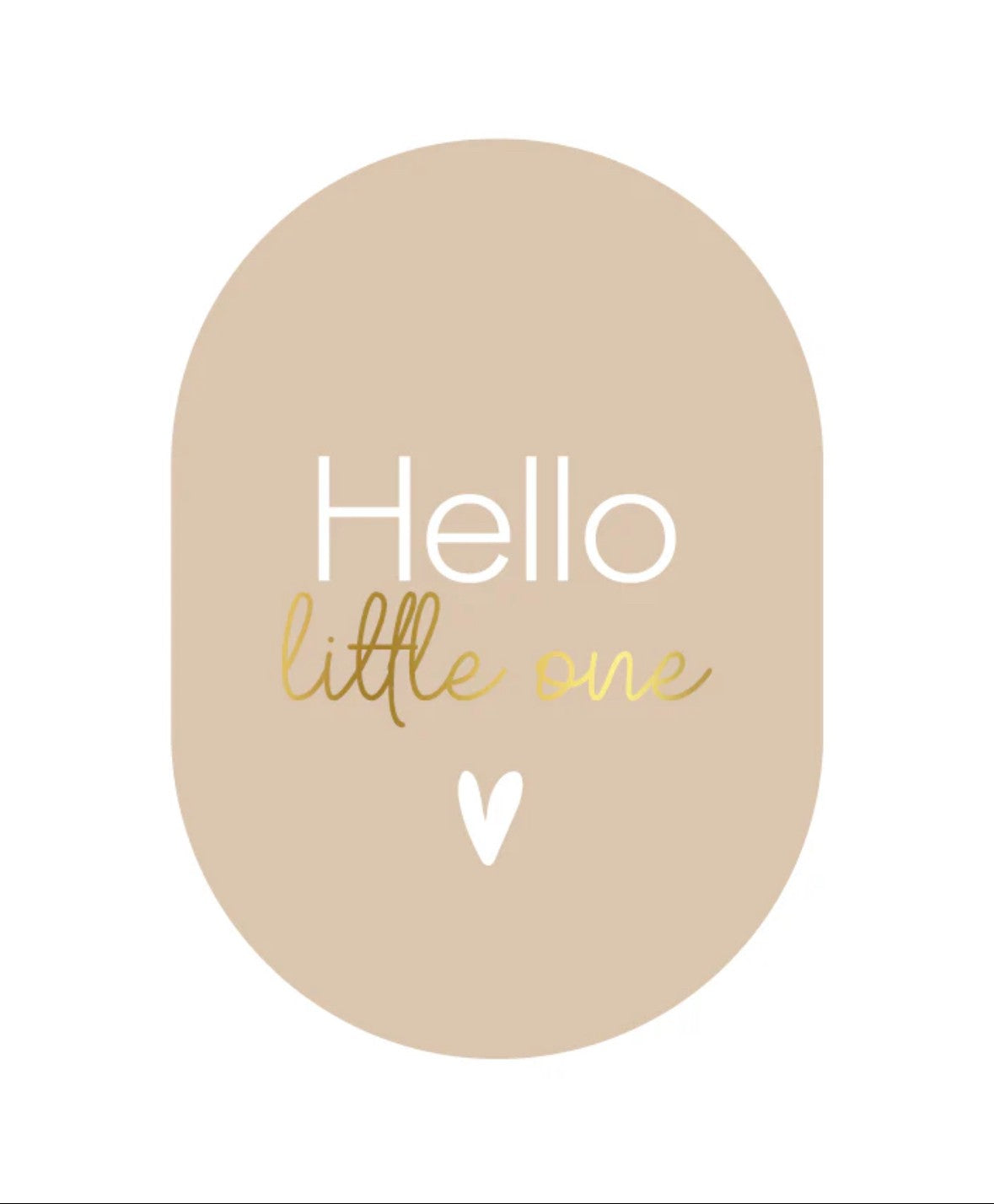 Kaart: Hello little one