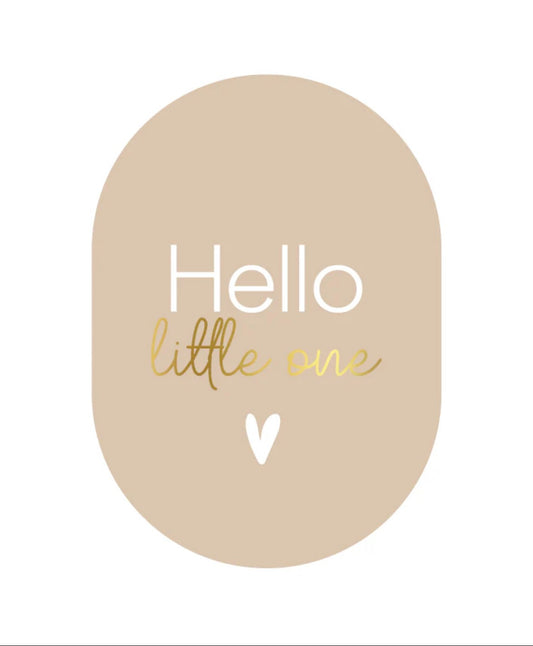 Kaart: Hello little one