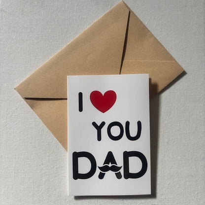 Kaart: I love you dad