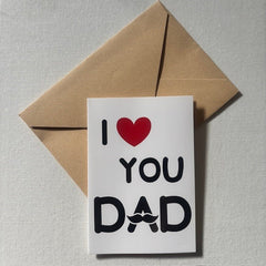 Kaart: I love you dad