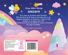 Boek: Slaap lekker, kleintje - Unicorn "met lichtjes"