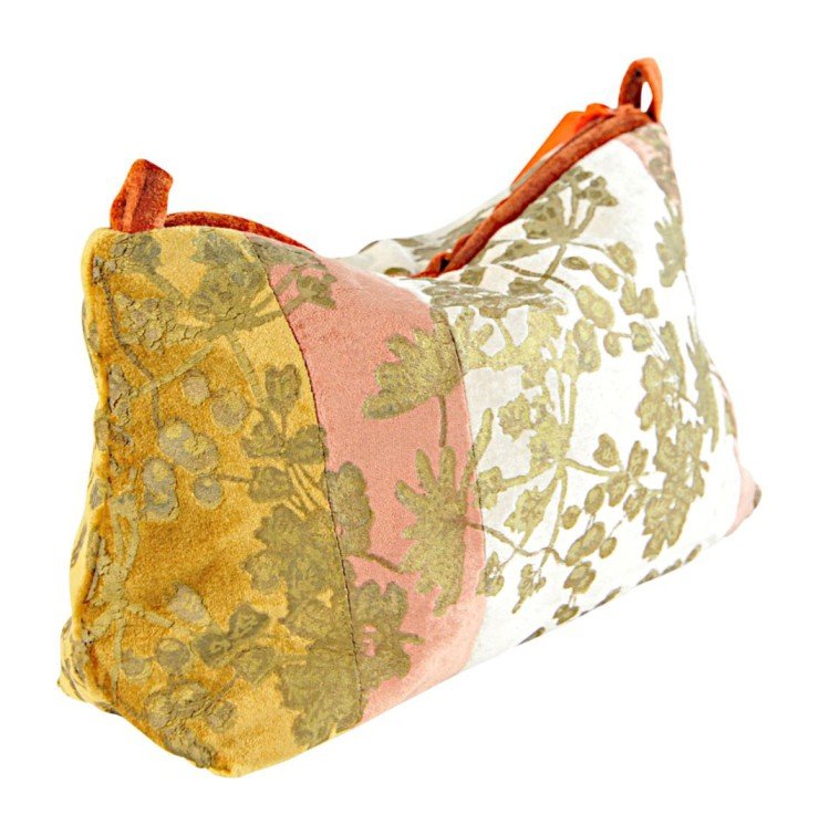 Velvet pouch Abrikoos