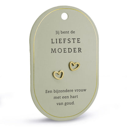 Mama met een hart van goud – Moederdag cadeaubox met sieraad