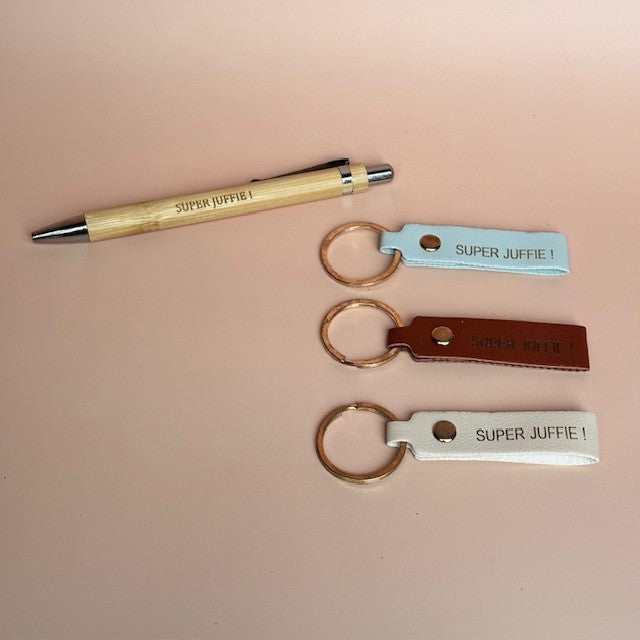 Naturel Houten Pen – Super Juffie!