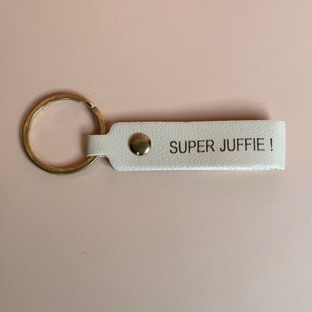 Sleutelhanger – Super Juffie! (3 Kleuren)