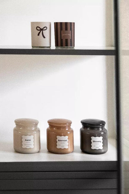 Geurkaars in apothekers pot: geur Forest