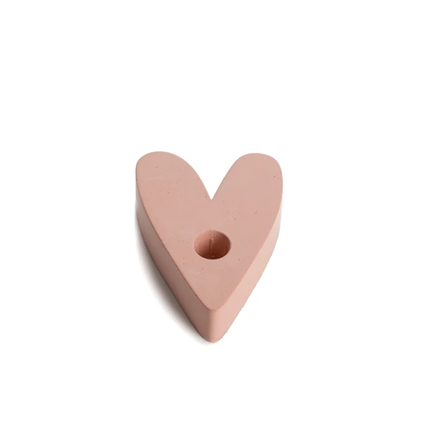 🤍 Heart Blossom Kandelaar - Hartvormig